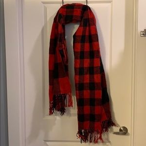 Loft Buffalo Check Scarf Wrap